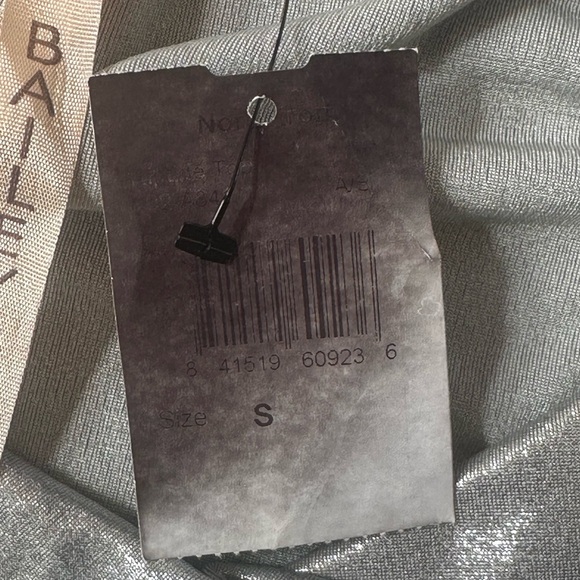 Bailey 44 “Riptide” Top In Shiny Silver Size Small New With Tag! - Picture 5 of 5